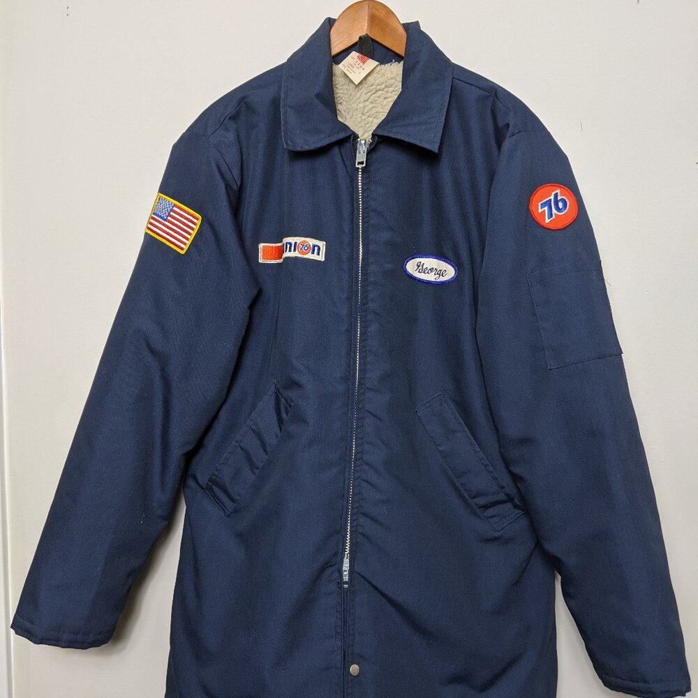 Vintage Lion Uniform Union 76 Gas Station Jacket